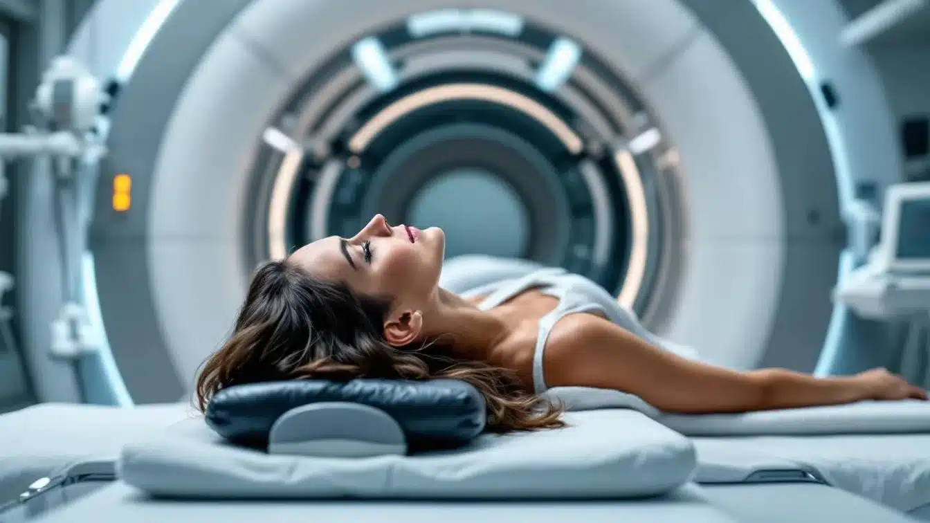 Women in MRI Machine